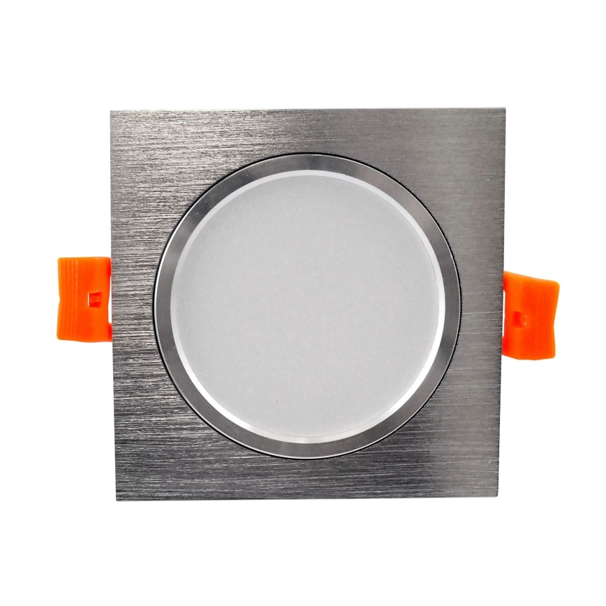 Riippuva LED-kattovalaisin VENUS LED/7W/230V hopea kulmikas