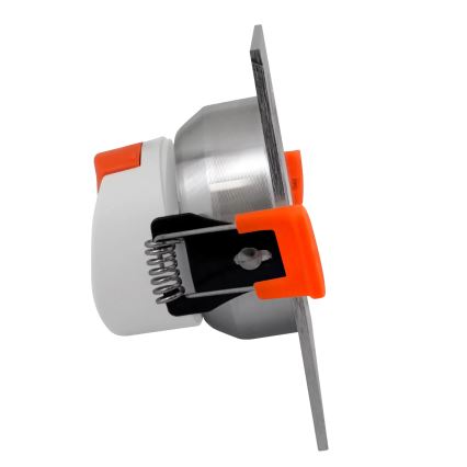 Riippuva LED-kattovalaisin VENUS LED/7W/230V hopea kulmikas