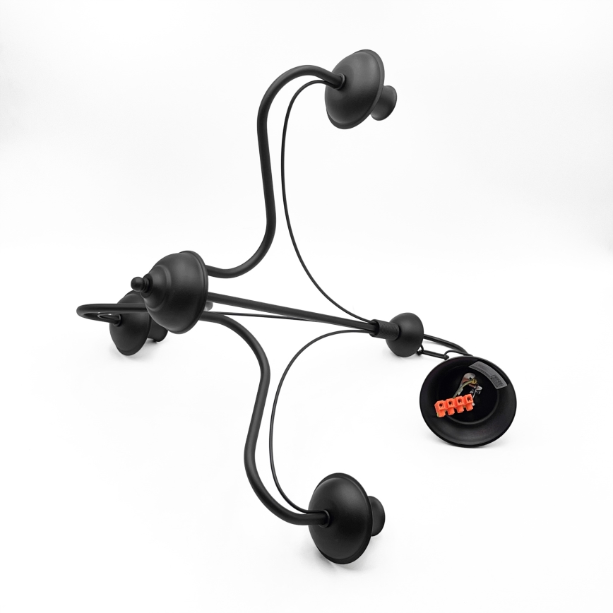 Riippuvalaisin ANTON ketjulla 3xE14/15W/230V, musta