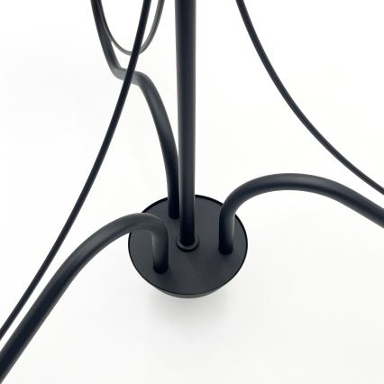 Riippuvalaisin ANTON ketjulla 3xE14/15W/230V, musta