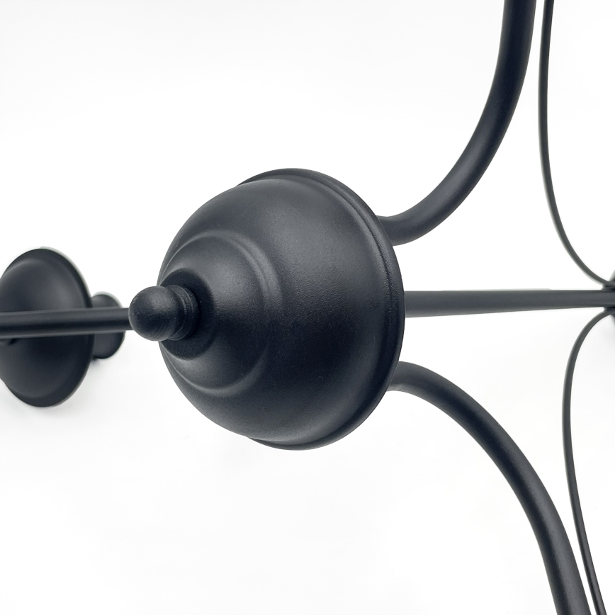 Riippuvalaisin ANTON ketjulla 3xE14/15W/230V, musta