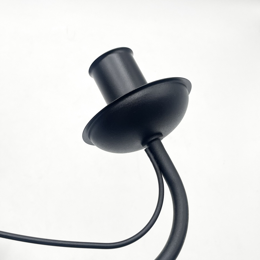 Riippuvalaisin ANTON ketjulla 3xE14/15W/230V, musta