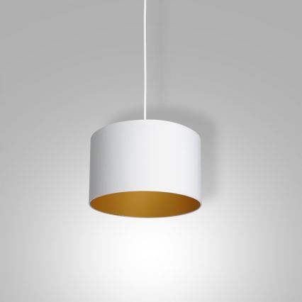 Riippuvalaisin ARDEN 1xE27/60W/230V halk. 25 cm valkoinen/kulta