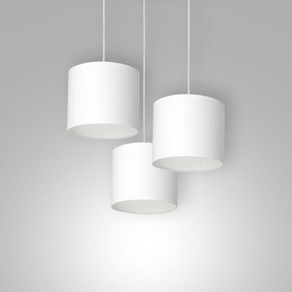 Riippuvalaisin ARDEN 3xE27/60W/230V valkoinen