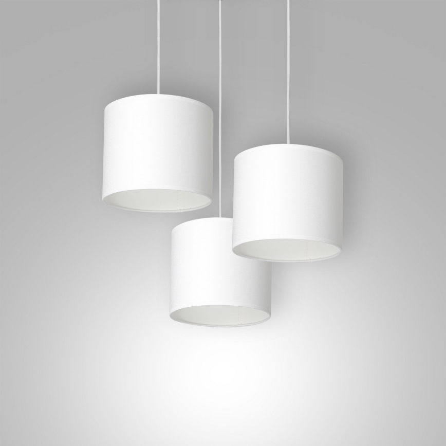 Riippuvalaisin ARDEN 3xE27/60W/230V valkoinen