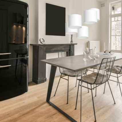 Riippuvalaisin ARDEN 5xE27/60W/230V valkoinen