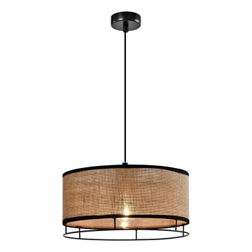 Riippuvalaisin ARDI johdolla 1xE27/40W/230V ruskea/musta