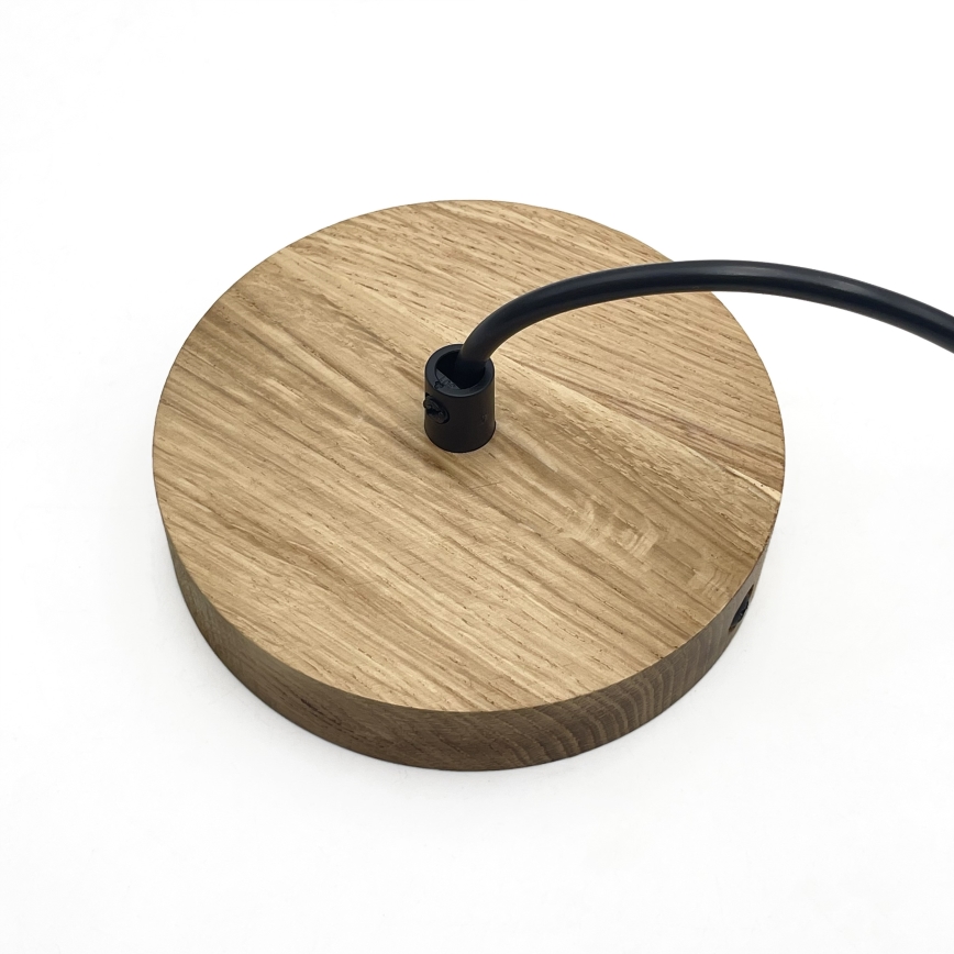 Riippuvalaisin ASTA 1xE27/60W/230V, halkaisija 28 cm, tammi