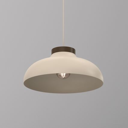 Riippuvalaisin BASCA 1xE27/15W/230V beige/ruskea