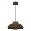 Riippuvalaisin BASCA 1xE27/15W/230V ruskea/beige