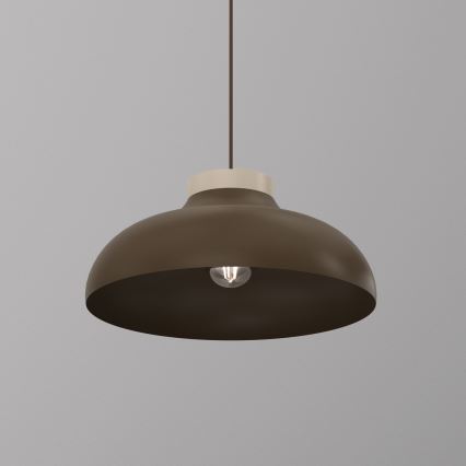 Riippuvalaisin BASCA 1xE27/15W/230V ruskea/beige