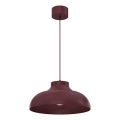 Riippuvalaisin BASCA kaapelilla 1xE27/15W/230V burgundinpunainen