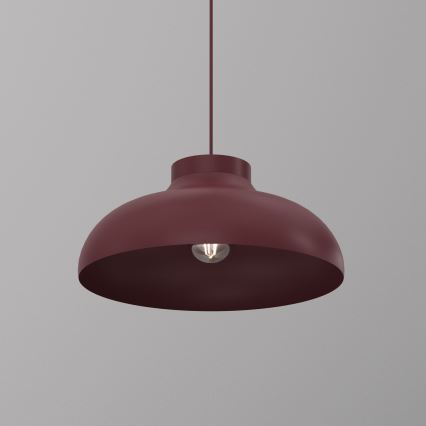 Riippuvalaisin BASCA kaapelilla 1xE27/15W/230V burgundinpunainen