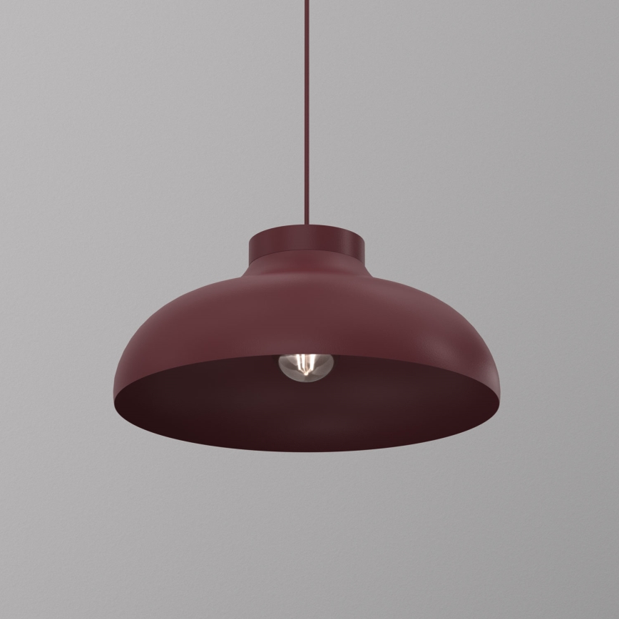 Riippuvalaisin BASCA kaapelilla 1xE27/15W/230V burgundinpunainen