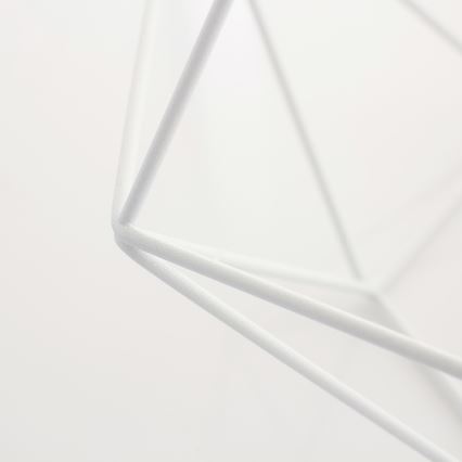 Riippuvalaisin BASKET 1xE27/60W/230V valkoinen