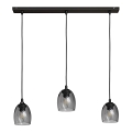 Riippuvalaisin BRILLANT 3xE27/15W/230V harmaa