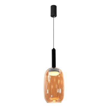 Riippuvalaisin BUENO johdolla 1xGX53/9W/230V, halkaisija 15 cm, savunruskea