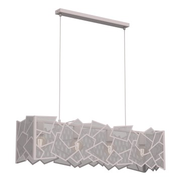 Riippuvalaisin CAMO vaijerilla 4xE27/15W/230V, beige