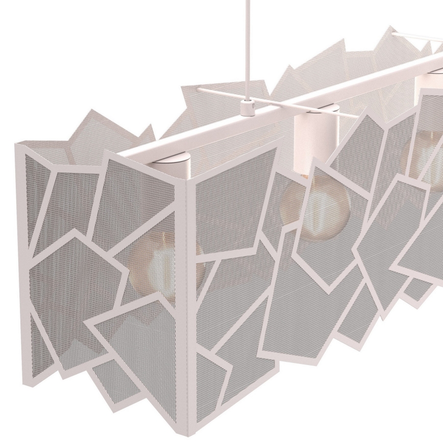 Riippuvalaisin CAMO vaijerilla 4xE27/15W/230V, beige