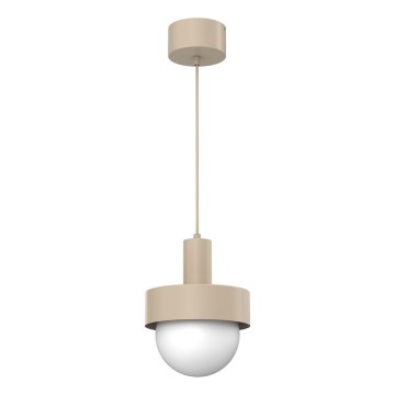 Riippuvalaisin CANAN johdolla 1xE27/15W/230V, halkaisija 20 cm, beige