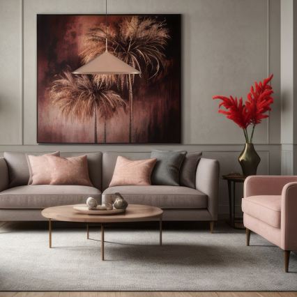 Riippuvalaisin CAPITAL 1xGX53/15W/230V Ø 60 cm, ruusukulta