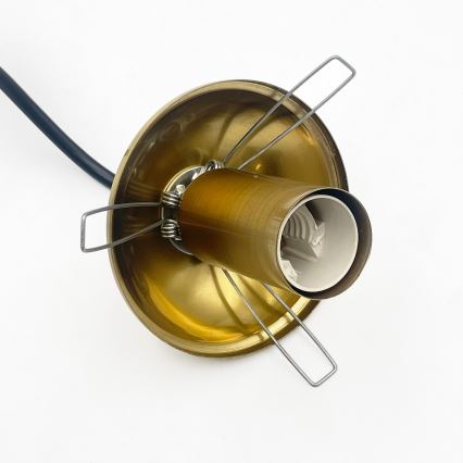 Riippuvalaisin CRISTAL 3xE14/15W/230V messinki/savunmusta