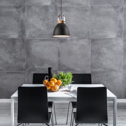 Riippuvalaisin köydellä DANIELLE 1xE27/60W/230V pyökki