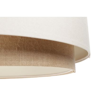 Riippuvalaisin johdolla DOBLO 1xE27/60W/230V kerma/beige