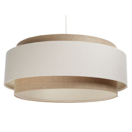 Riippuvalaisin johdolla DOBLO 1xE27/60W/230V kerma/beige
