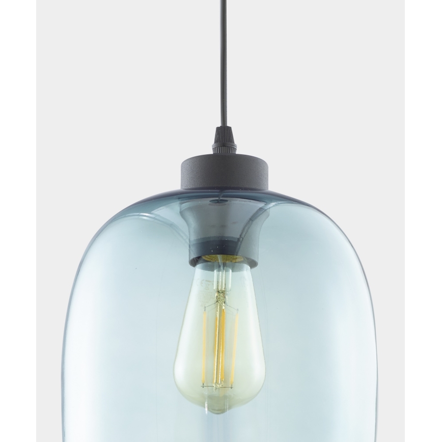 Riippuvalaisin ELIO 1xE27/15W/230V sininen