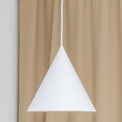 Riippuvalaisin ETNA II johdolla 1xE27/15W/230V, halkaisija 25 cm, valkoinen