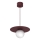 Riippuvalaisin FLAT 1xE27/15W/230V burgundinpunainen
