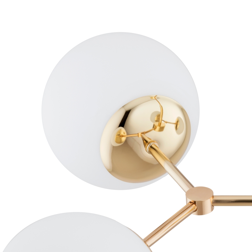 Riippuvalaisin FOTON  4xE14/40W/230V kulta/valkoinen