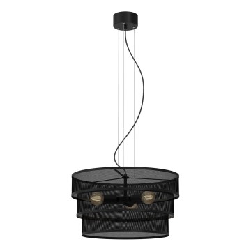 Riippuvalaisin GLUM 3xE27/60W/230V musta