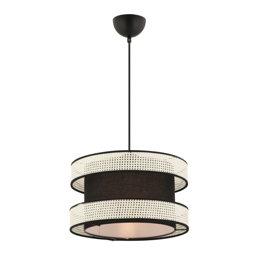 Riippuvalaisin HALO 1xE27/60W/230V musta/kerma