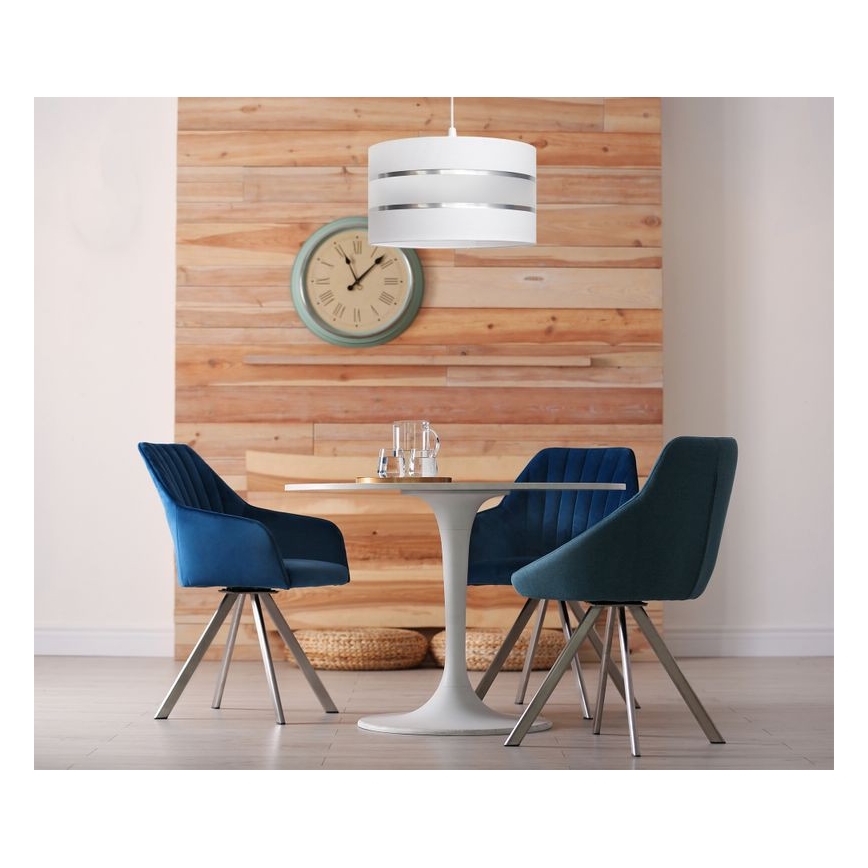 Riippuvalaisin HELEN 1xE27/15W/230V d. 35 cm valkoinen