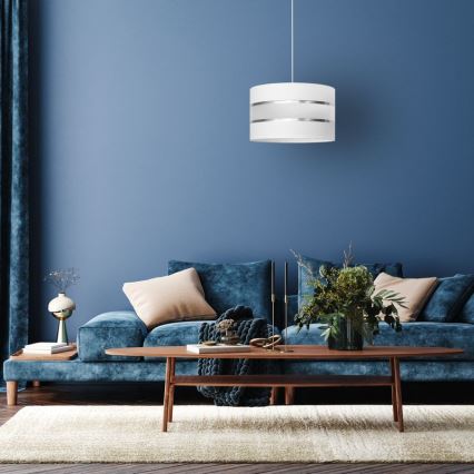 Riippuvalaisin HELEN 1xE27/15W/230V d. 35 cm valkoinen