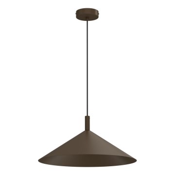 Riippuvalaisin johdolla ANEGA 1xGX53/15W/230V, halkaisija 40 cm, ruskea