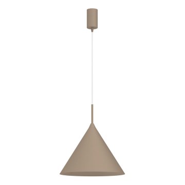 Riippuvalaisin johdolla CAPITAL 1xGX53/15W/230V, halkaisija 32 cm, beige