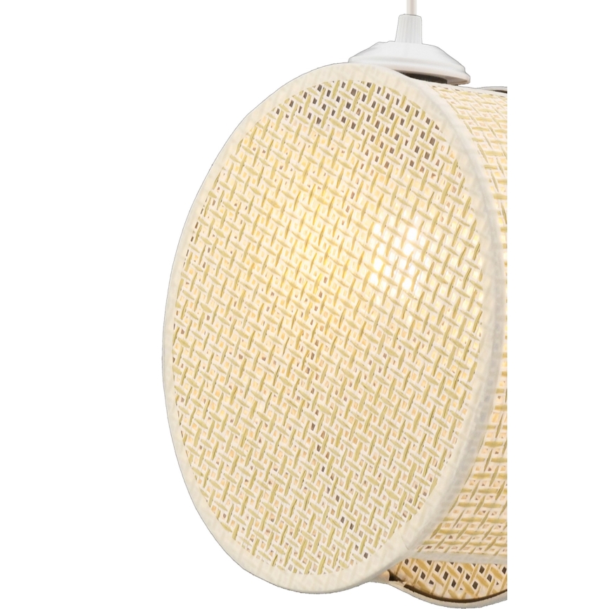 Riippuvalaisin johdolla DRUM 1xE27/60W/230V kermanvärinen