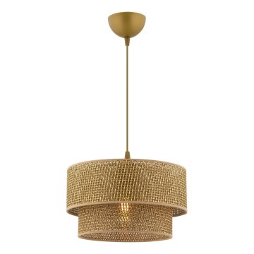 Riippuvalaisin johdolla ECHO 1xE27/60W/230V ruskea