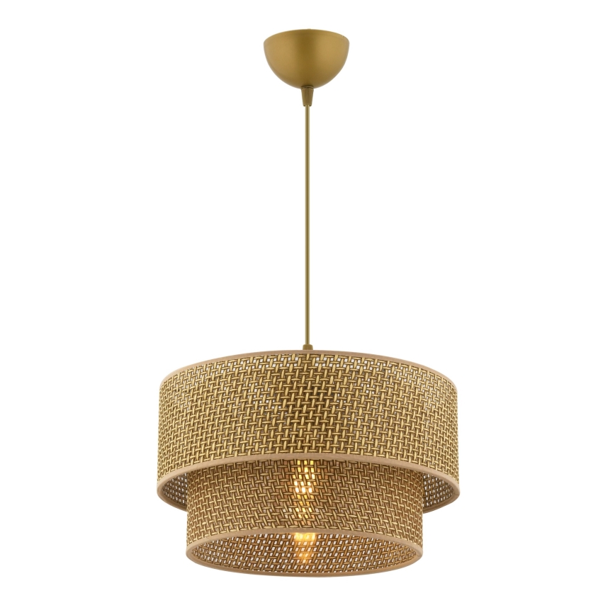 Riippuvalaisin johdolla ECHO 1xE27/60W/230V ruskea