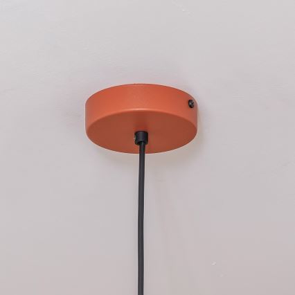 Riippuvalaisin johdolla ETNA II 1xE27/15W/230V, halkaisija 25 cm, oranssi