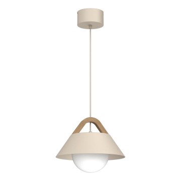 Riippuvalaisin johdolla FUNDA 1xE27/15W/230V beige