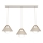Riippuvalaisin johdolla FUNDA 3xE27/15W/230V beige