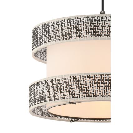 Riippuvalaisin johdolla HALO 1xE27/60W/230V kerma/harmaa