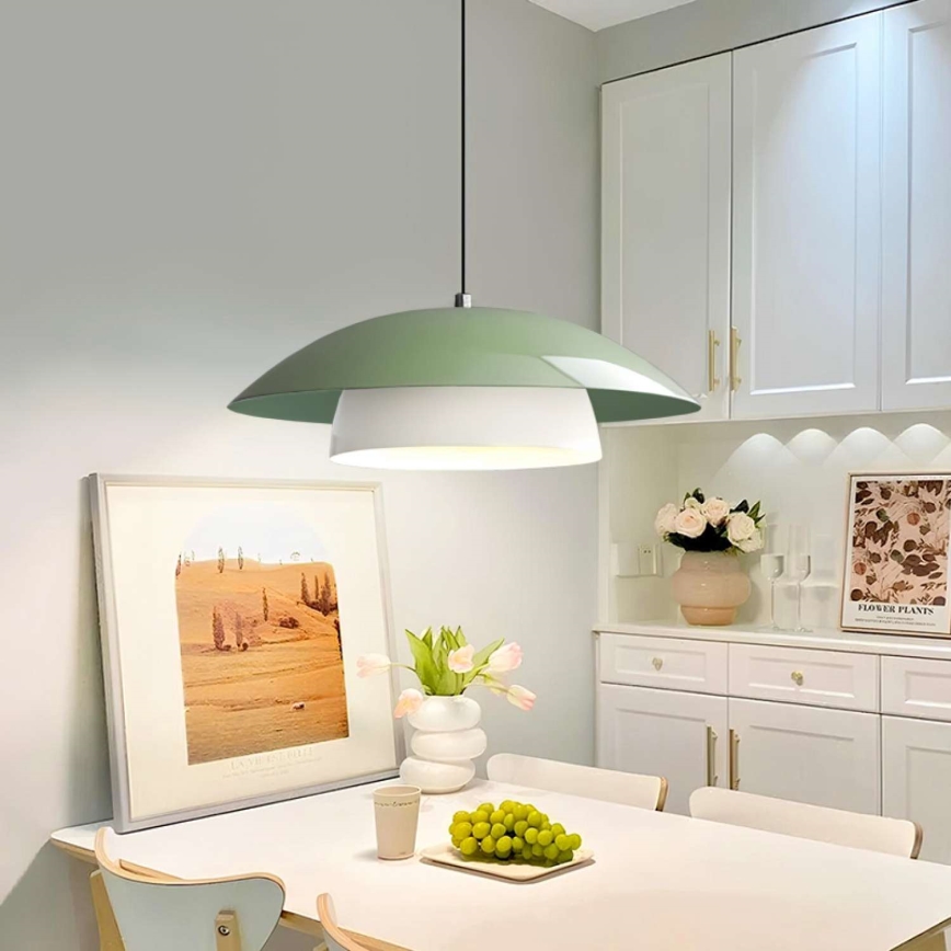 Riippuvalaisin johdolla MOONLIGH 1xE27/40W/230V vihreä