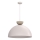 Riippuvalaisin johdolla NEVIS 1xE27/15W/230V halkaisija 50 cm kerma