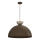 Riippuvalaisin johdolla NEVIS 1xE27/15W/230V, halkaisija 50 cm, ruskea