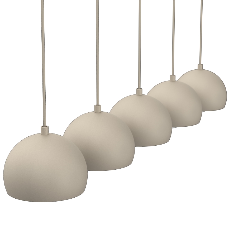 Riippuvalaisin johdolla SOOL 5xE27/15W/230V beige